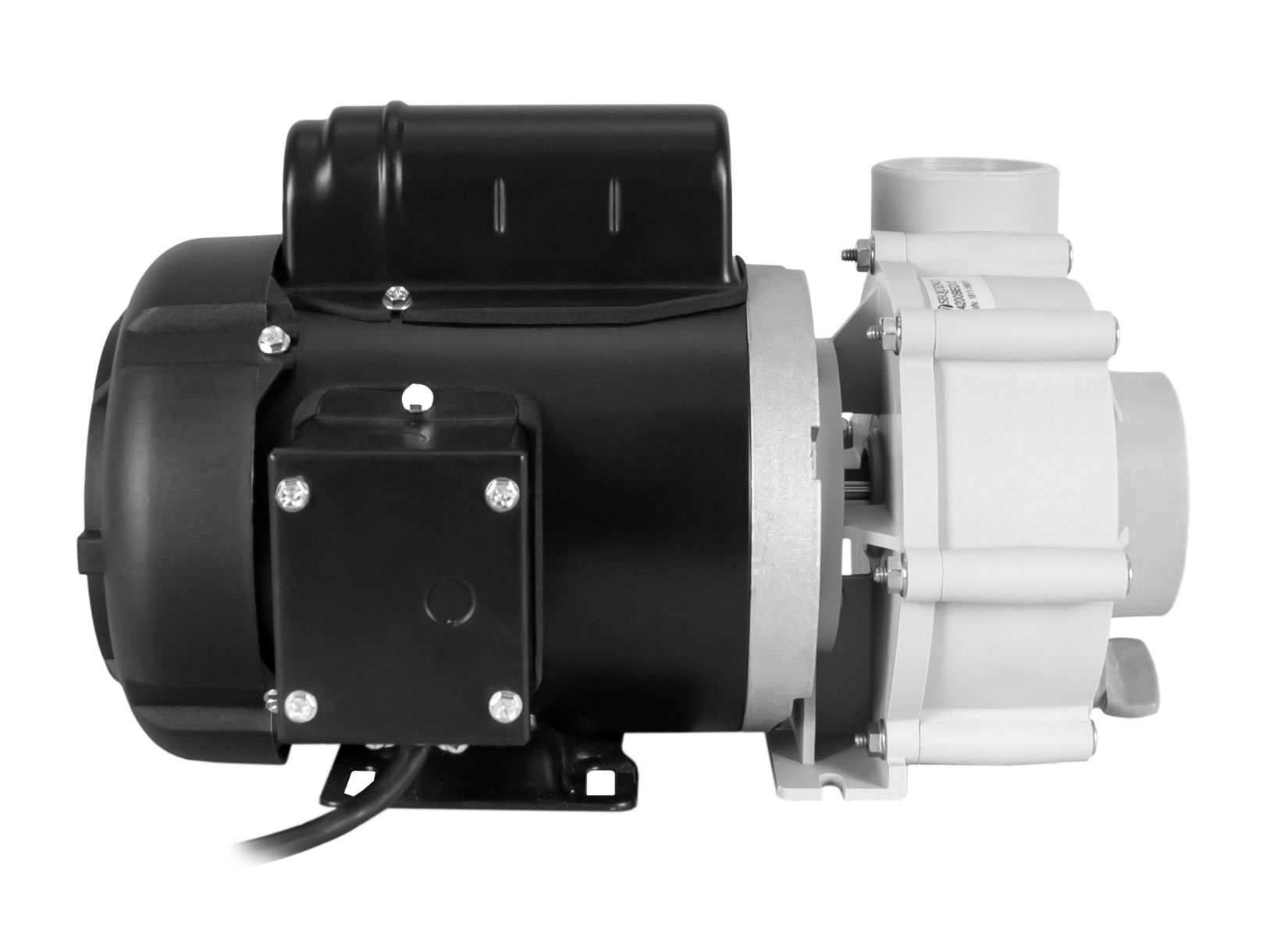 Sequence 750 Pump with black Marathon Motor left side view