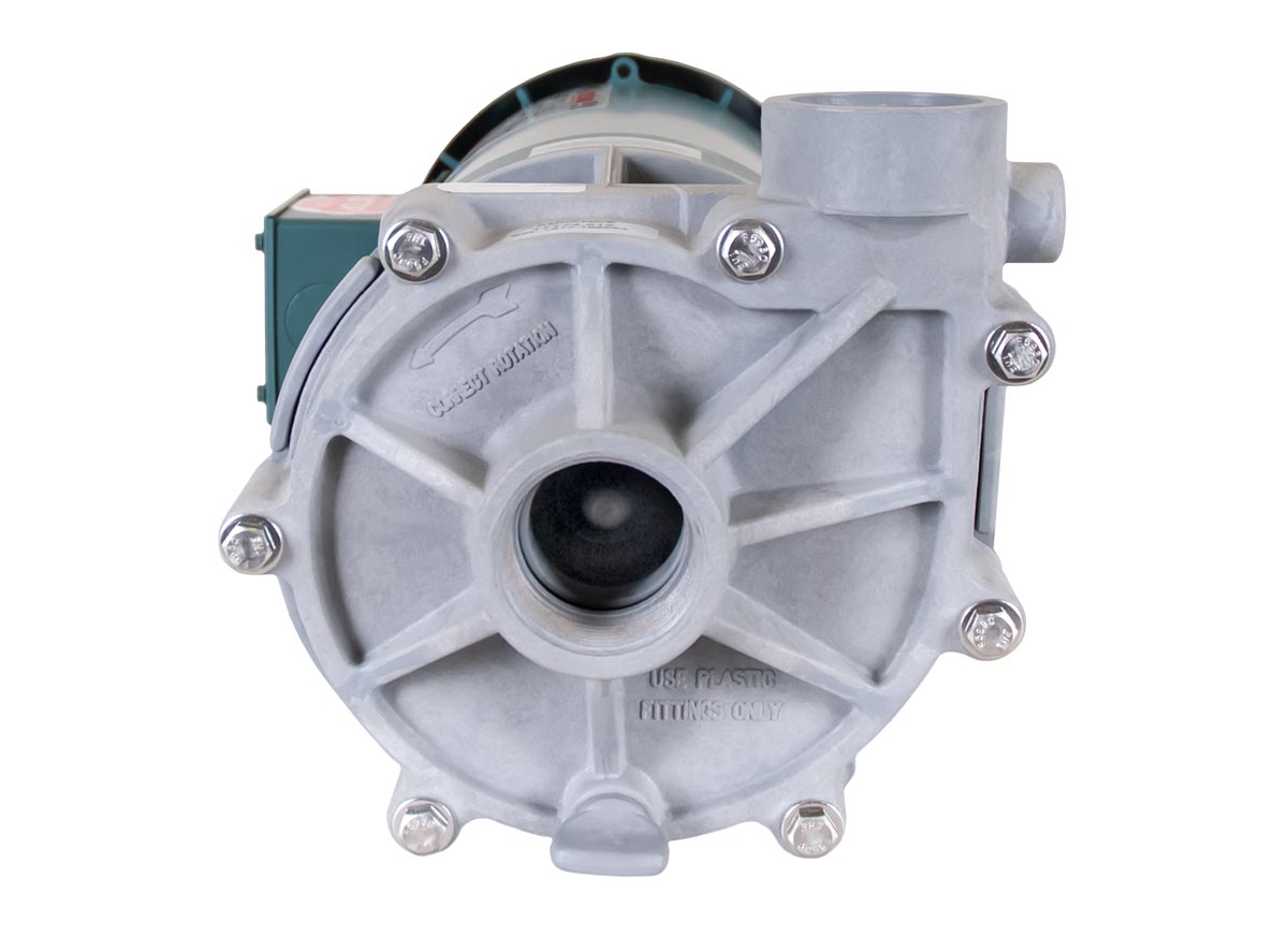 Advance 1000 Pump with green Leeson Motor front view