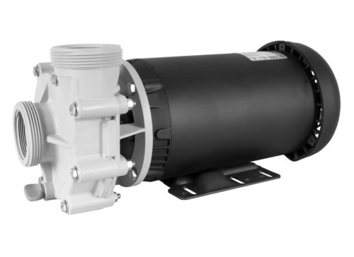 Advance 4000 Pump with black WEG Motor right angle view