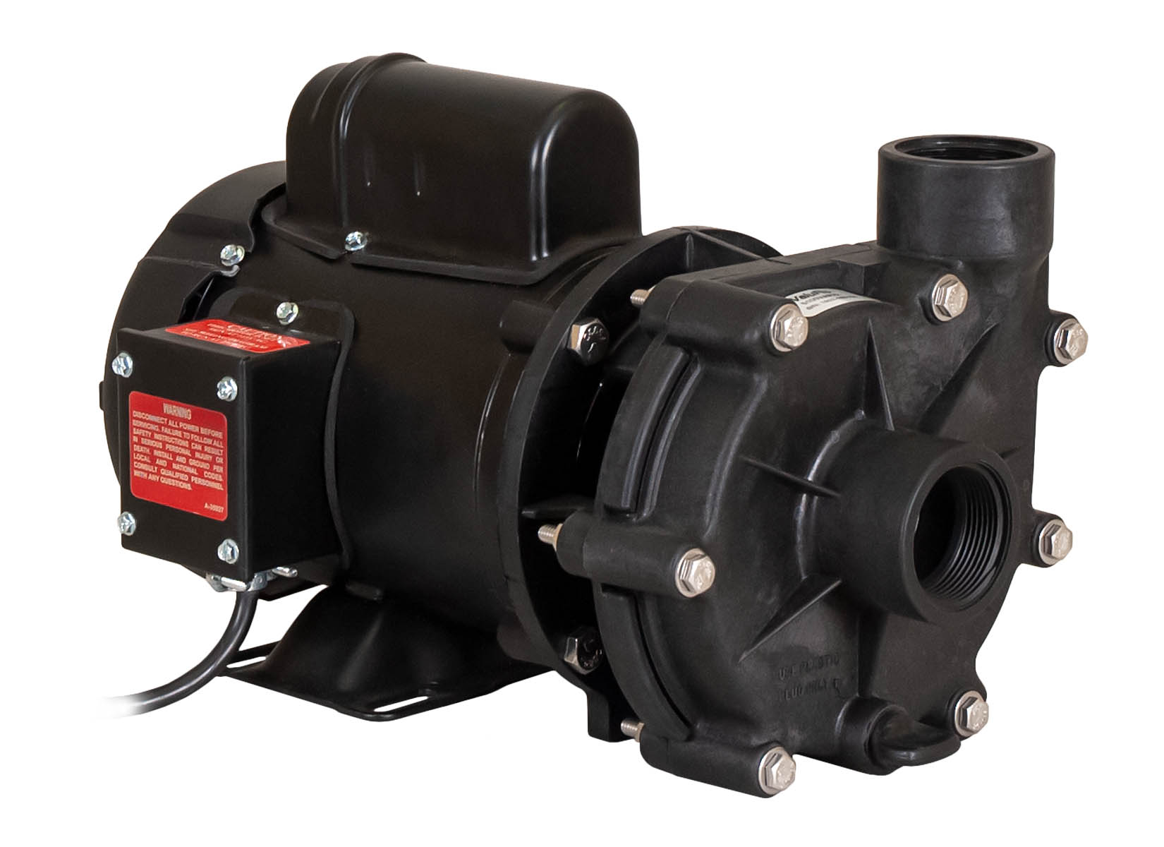 ValuFlo 1000 Pump with Leeson Motor left angle view