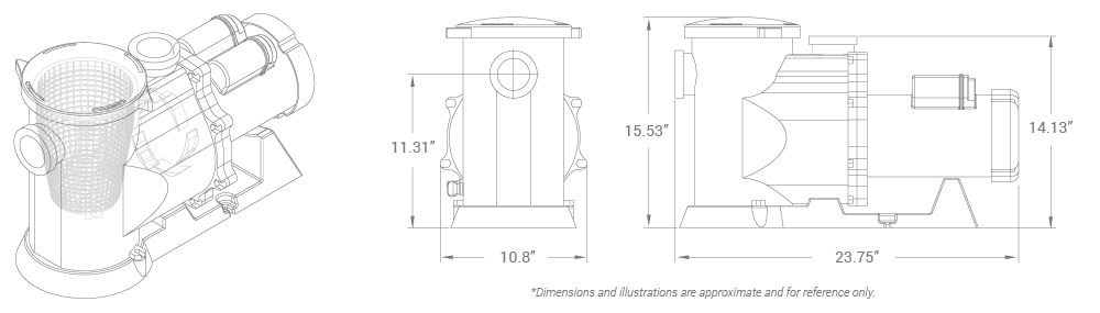 Pompe à Eau Blue Print ADH29130 - Avec Joint, Poids 0,8 Kg - Équivalent Honda 19200-P72-013